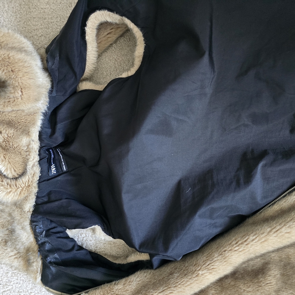 Zara Faux Fur Vest Small Medium - Picture 12 of 12